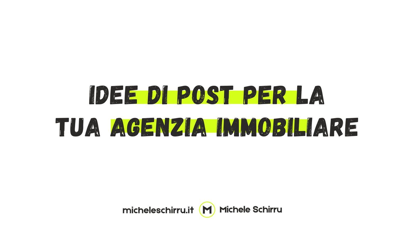 Idee di post su Facebook e Instagram per un'Agenzia Immobiliare